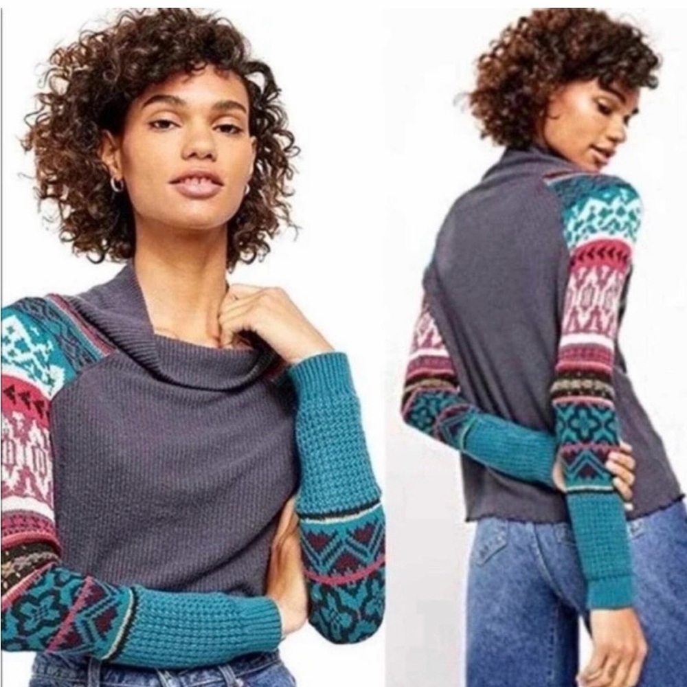 Free People Prism Fair Isle sweater